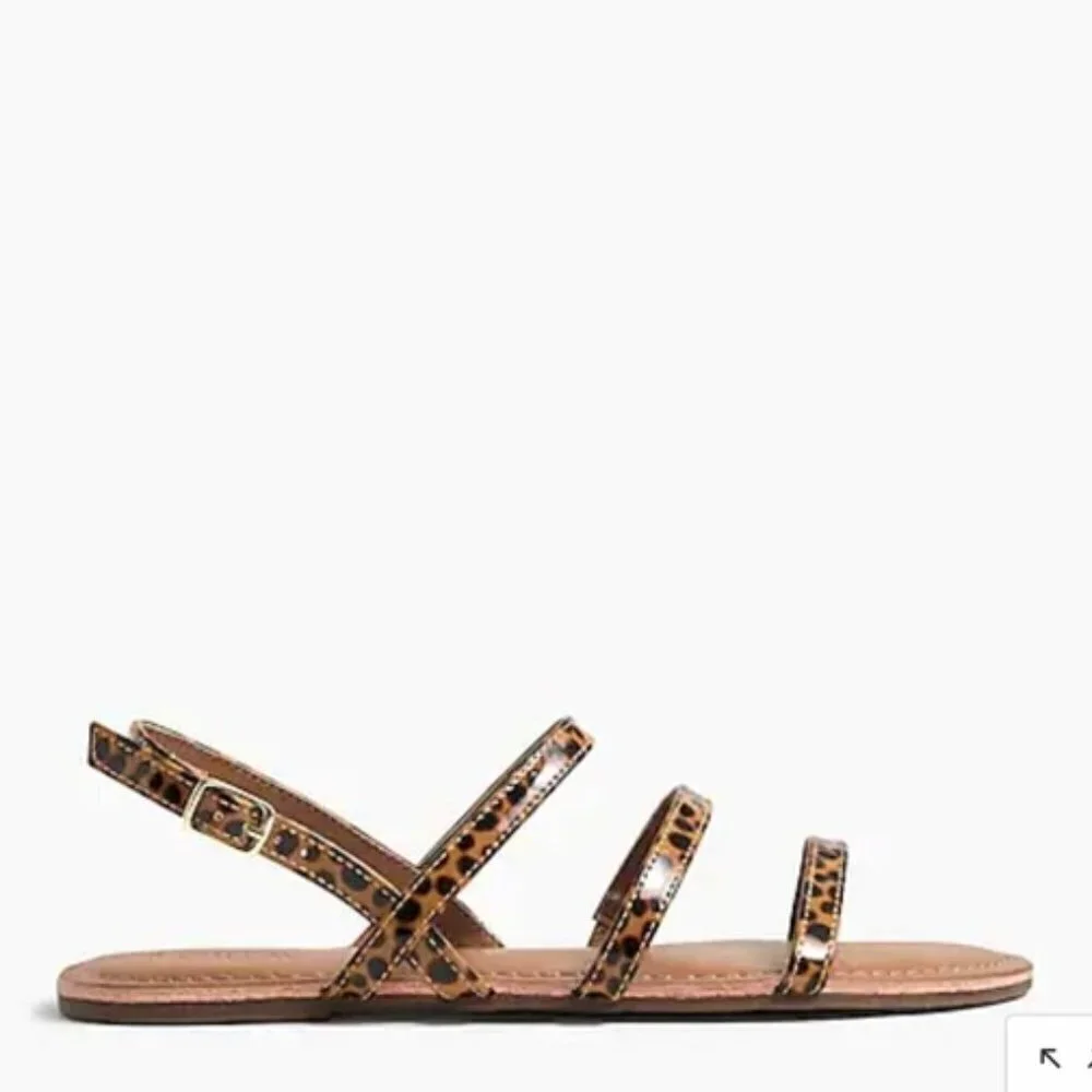 J.Crew Tortoise ankle-strap sandals Item AW599